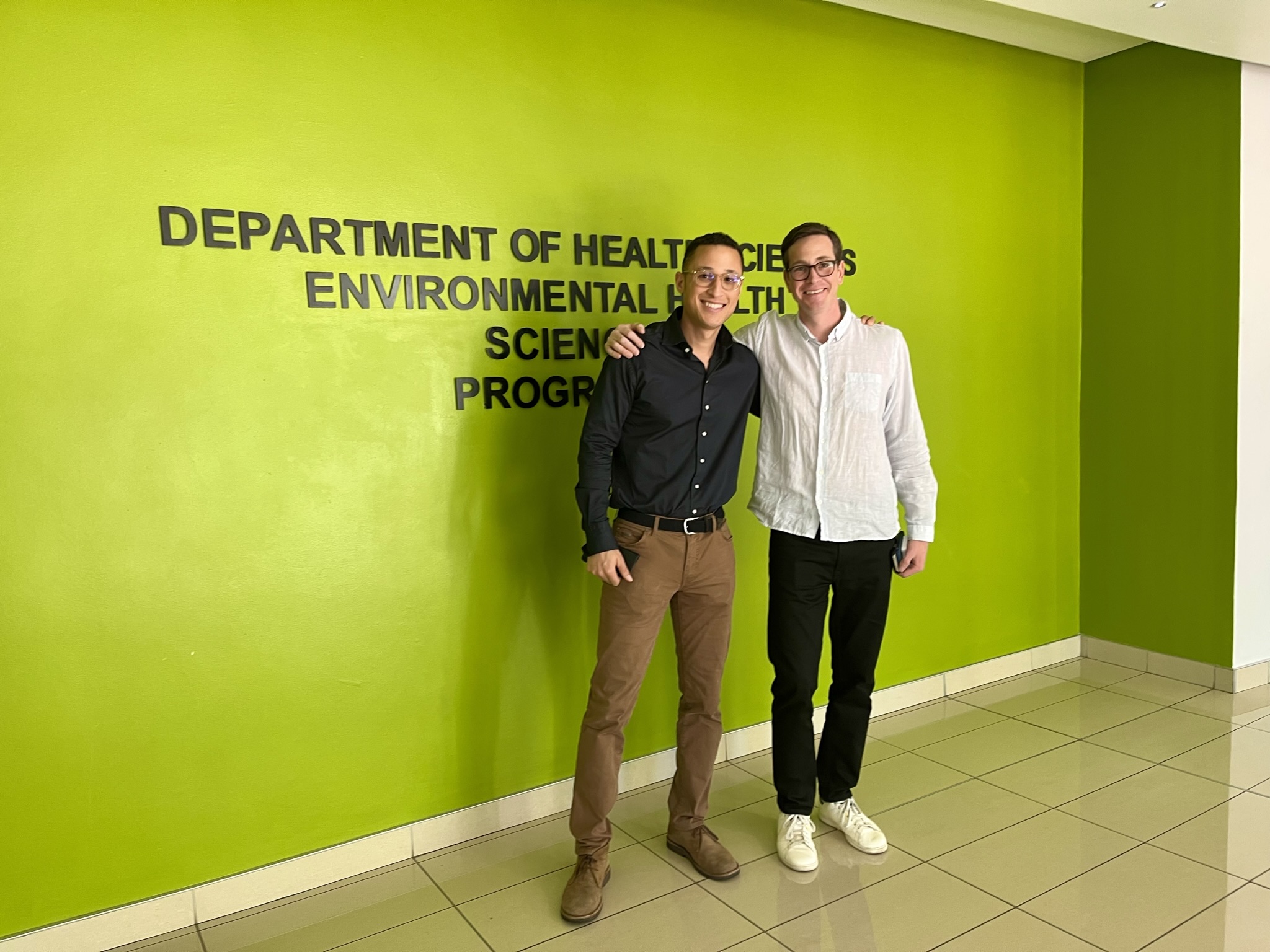 Jeffrey Matthews (left) and Marc Buser
