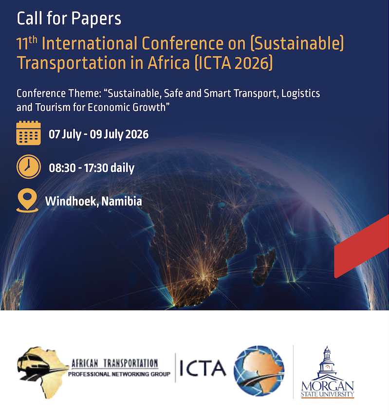 Call for Papers 11th International Conference on (Sustainable) Transportation in Africa (ICTA 2026)