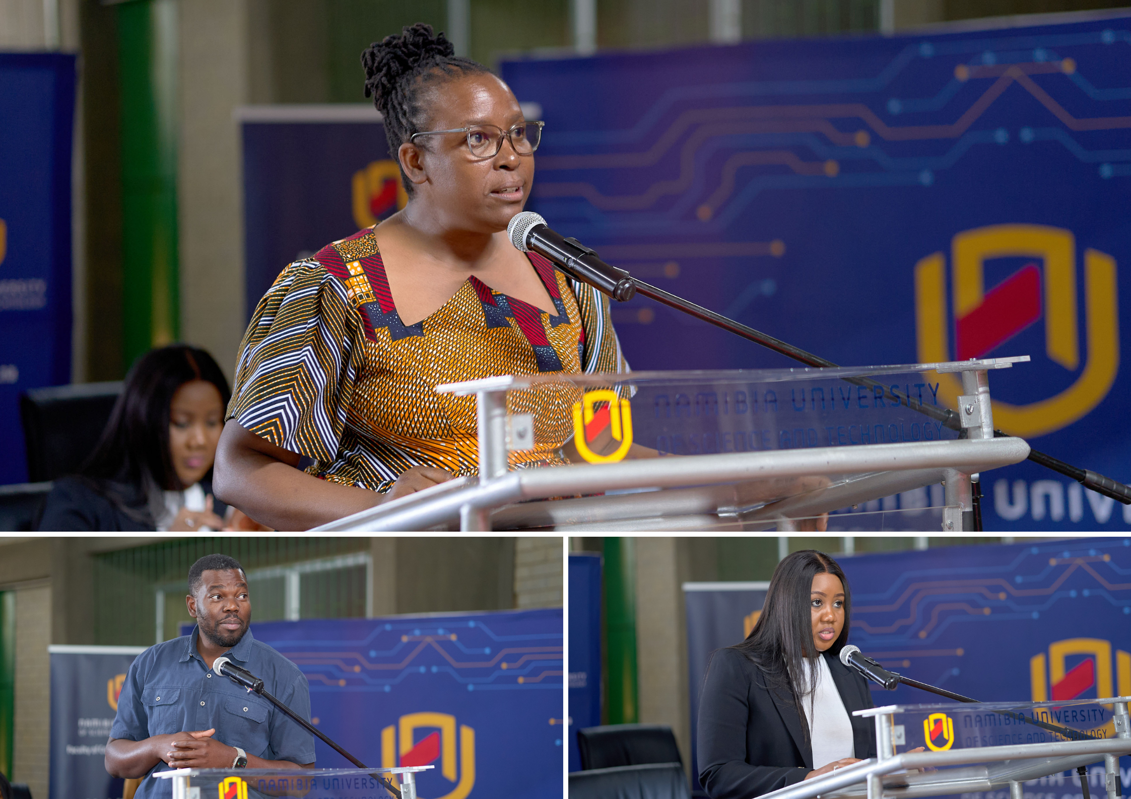 Speakers at the event