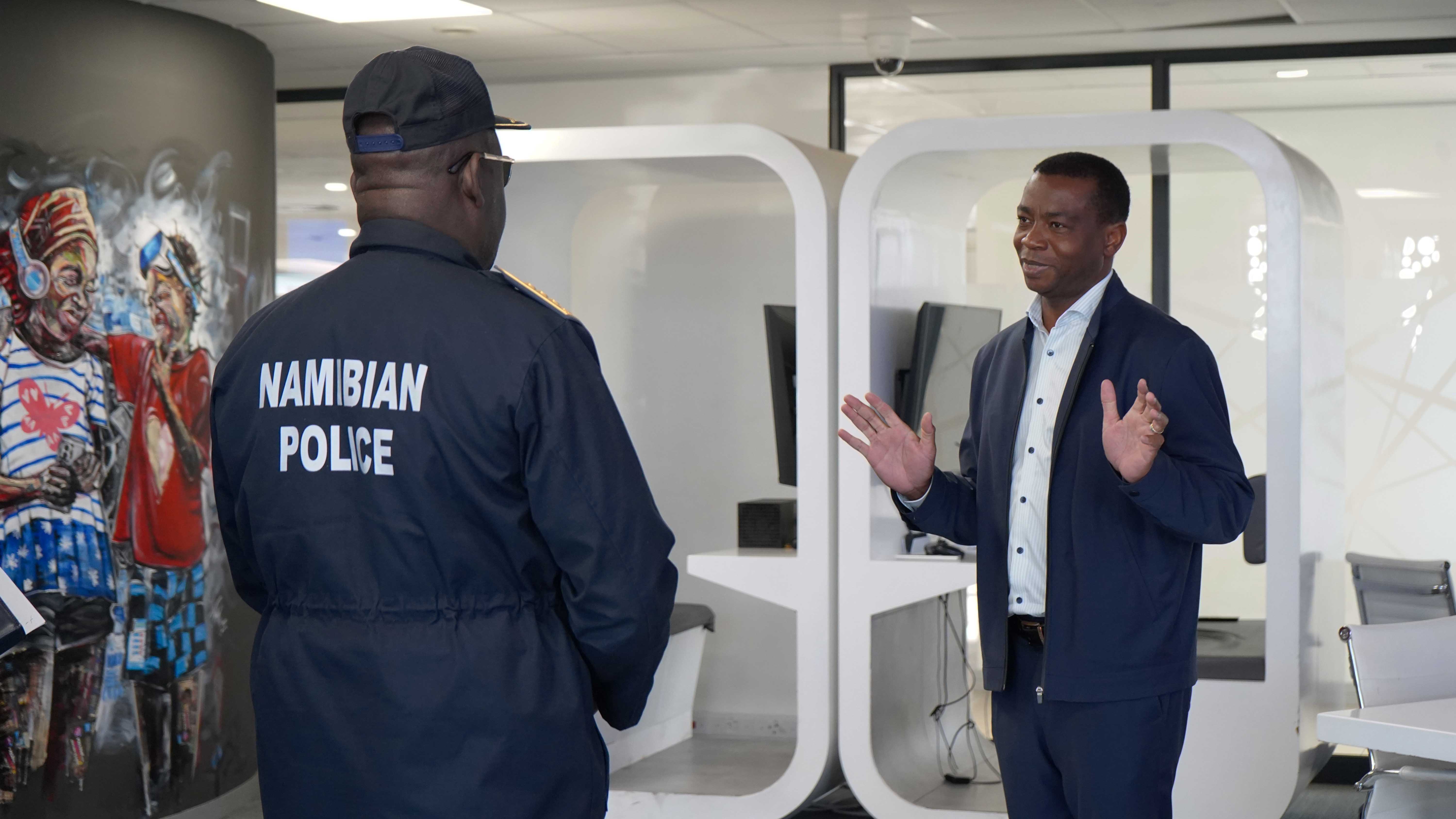 Prof Naomab and Police