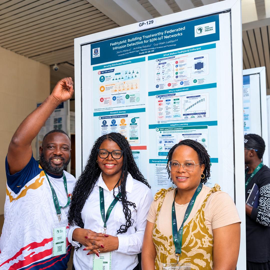 Poster presentation at the Deep Learning Indaba