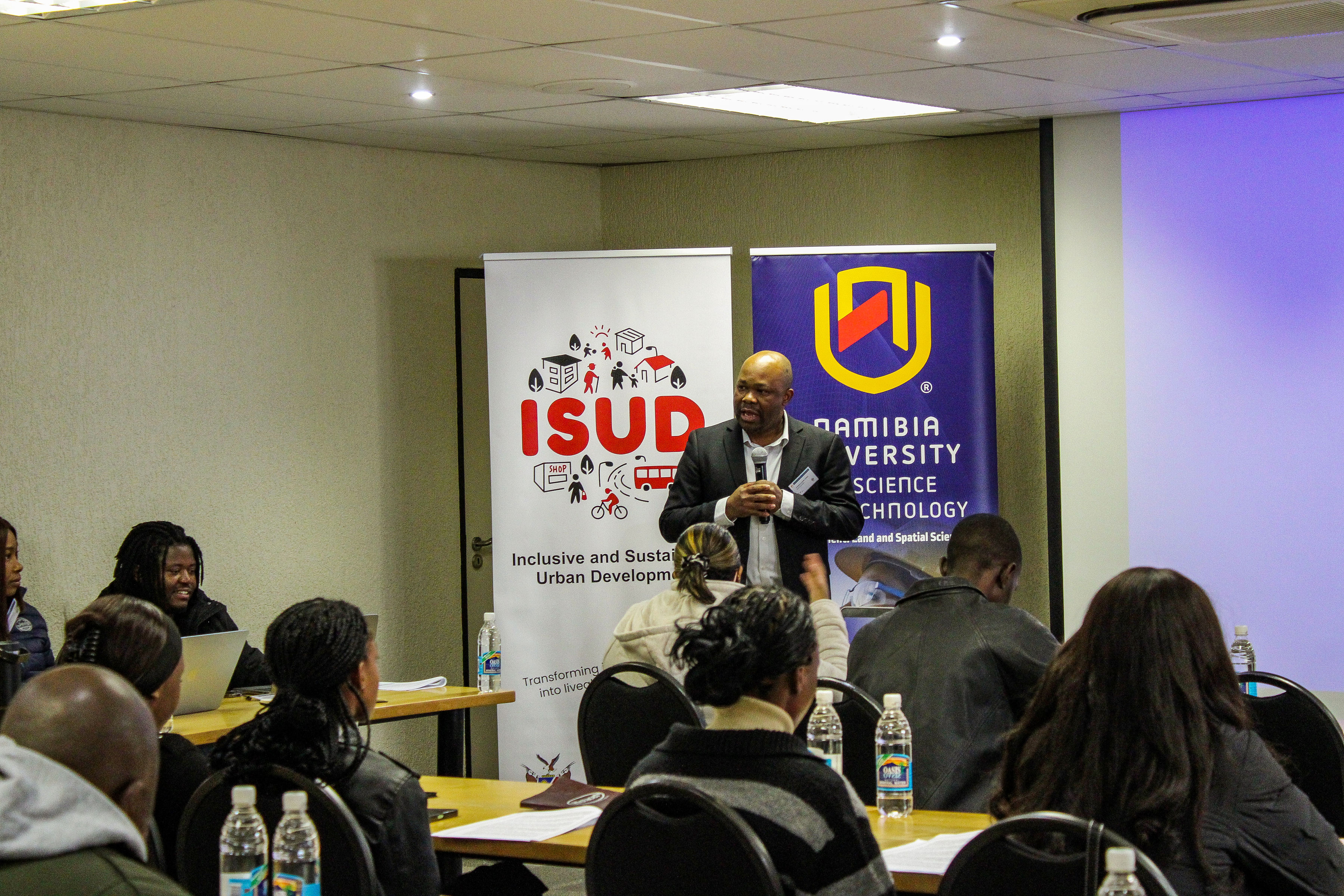 Prof Eugene Chigbu presenting