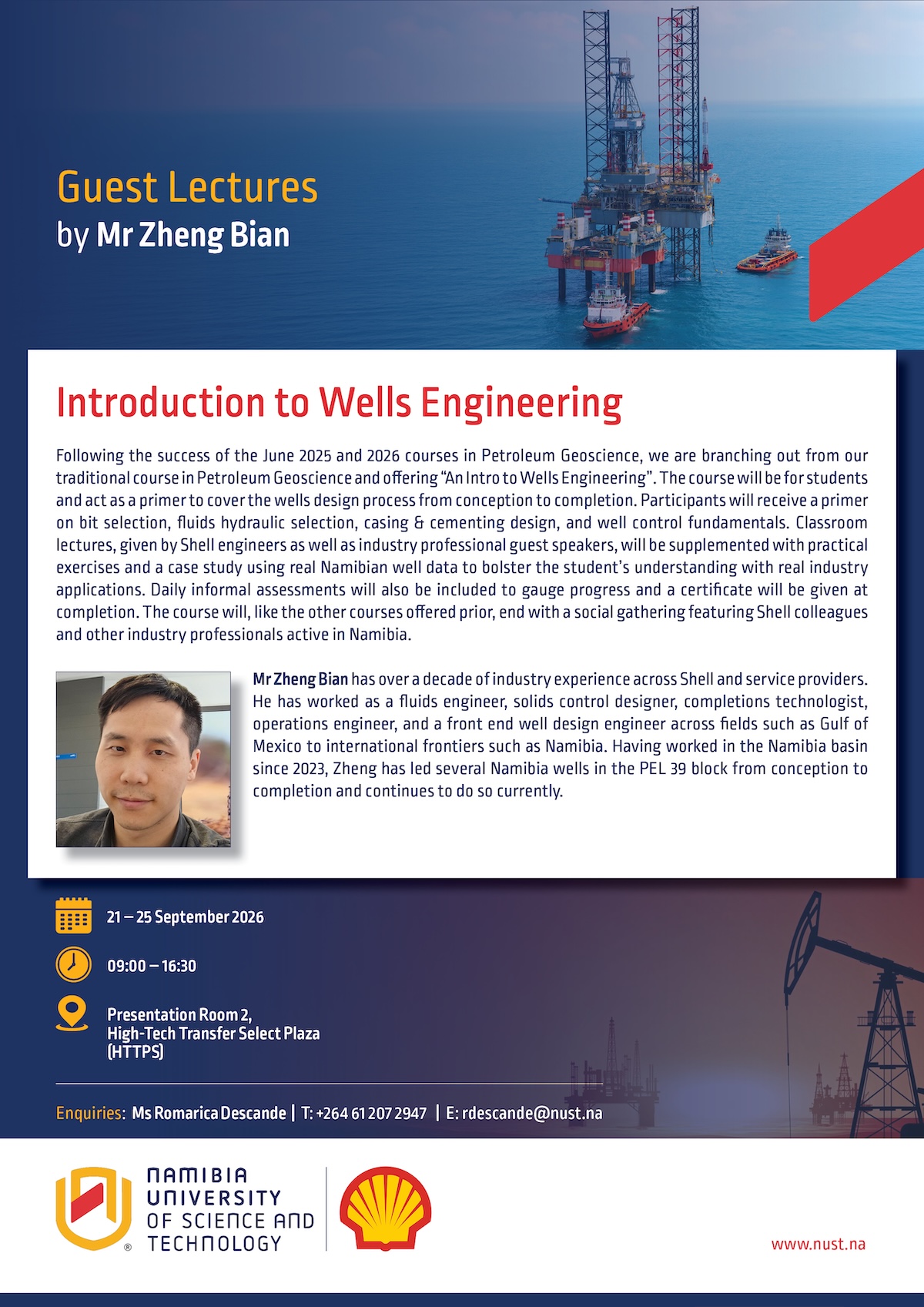 Guest Lecture: Introduction to Wells Engineering