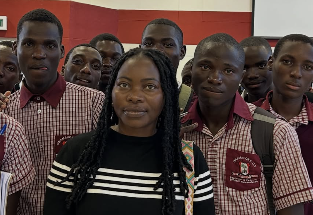 More school learners at the 2026 NUST Career Fair in Eenhana