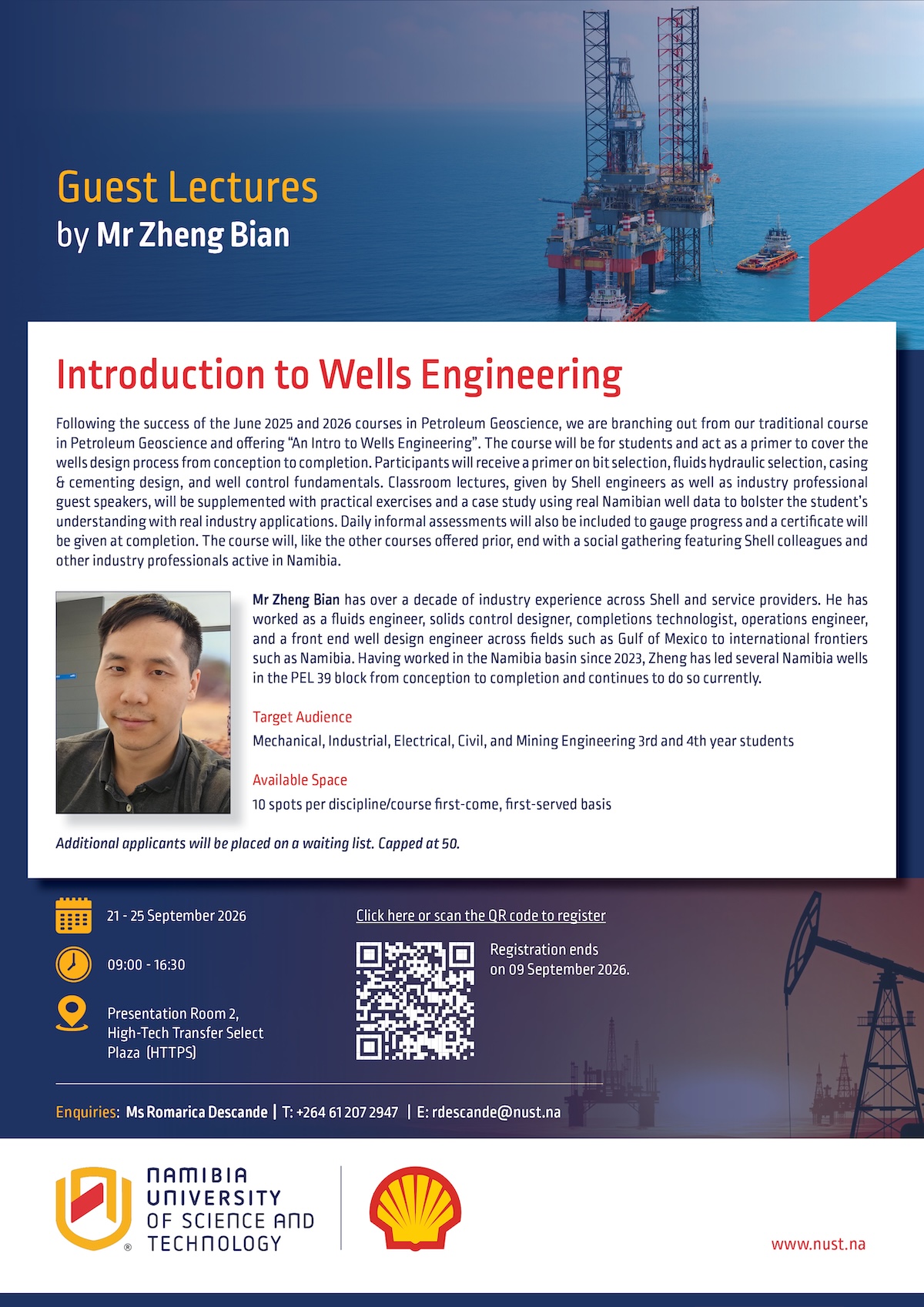 Wells Engineering Guest Lecture