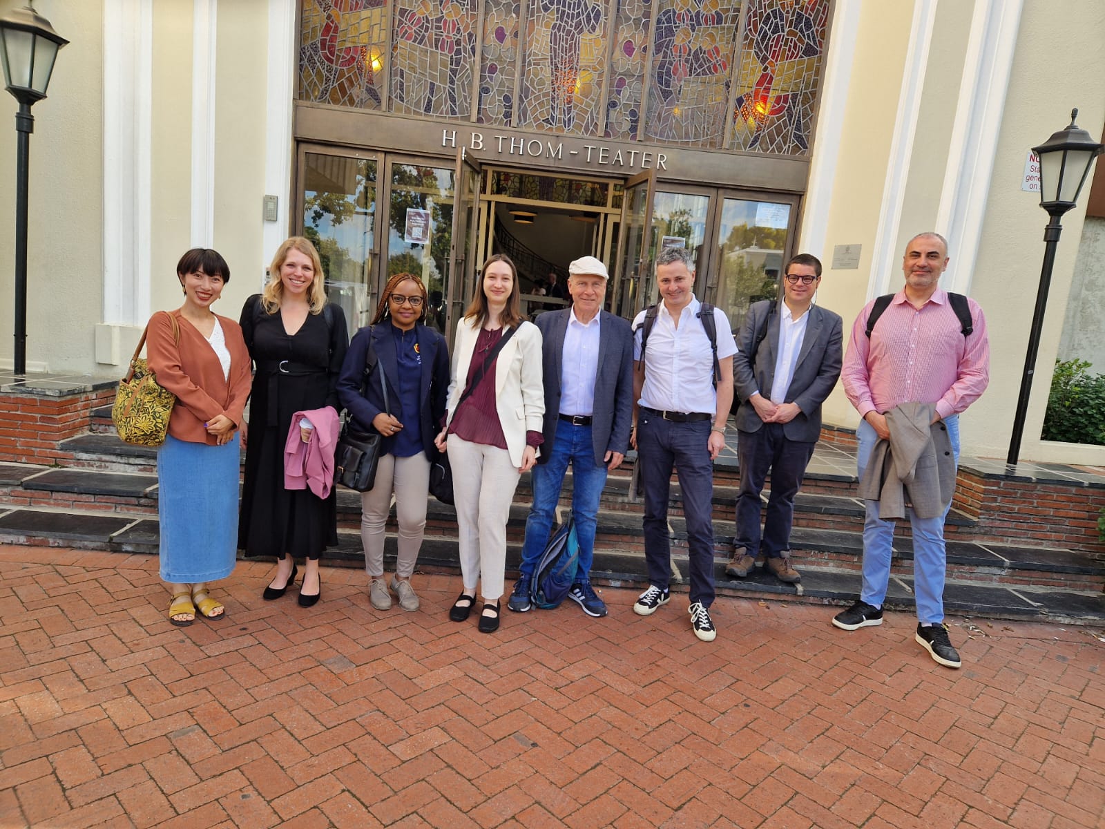 GLOBAL FRIENDSHIPS: Some of the 2024 SIAN participants from various countries pictured on campus before the first session. 