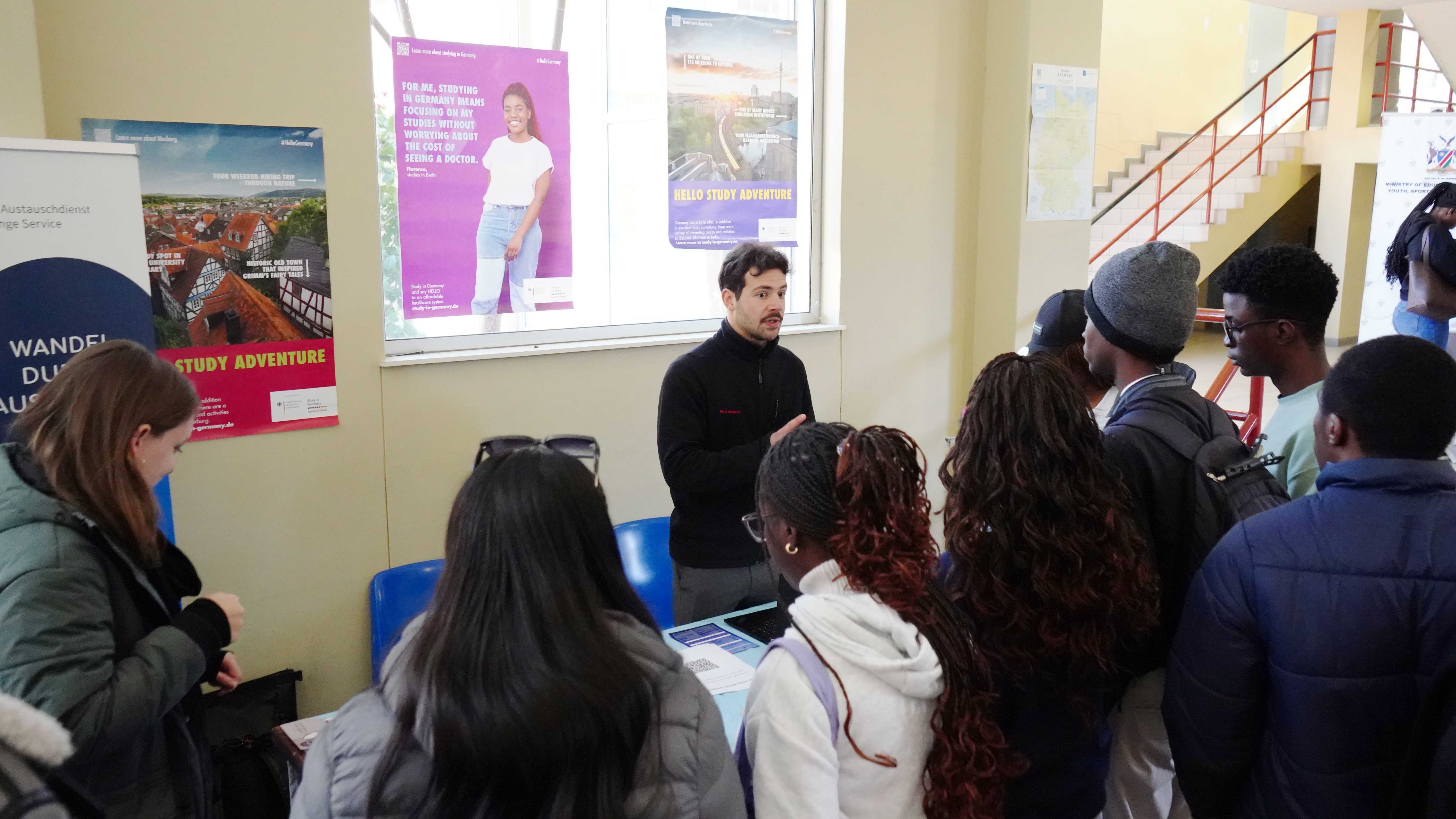 Talking to students