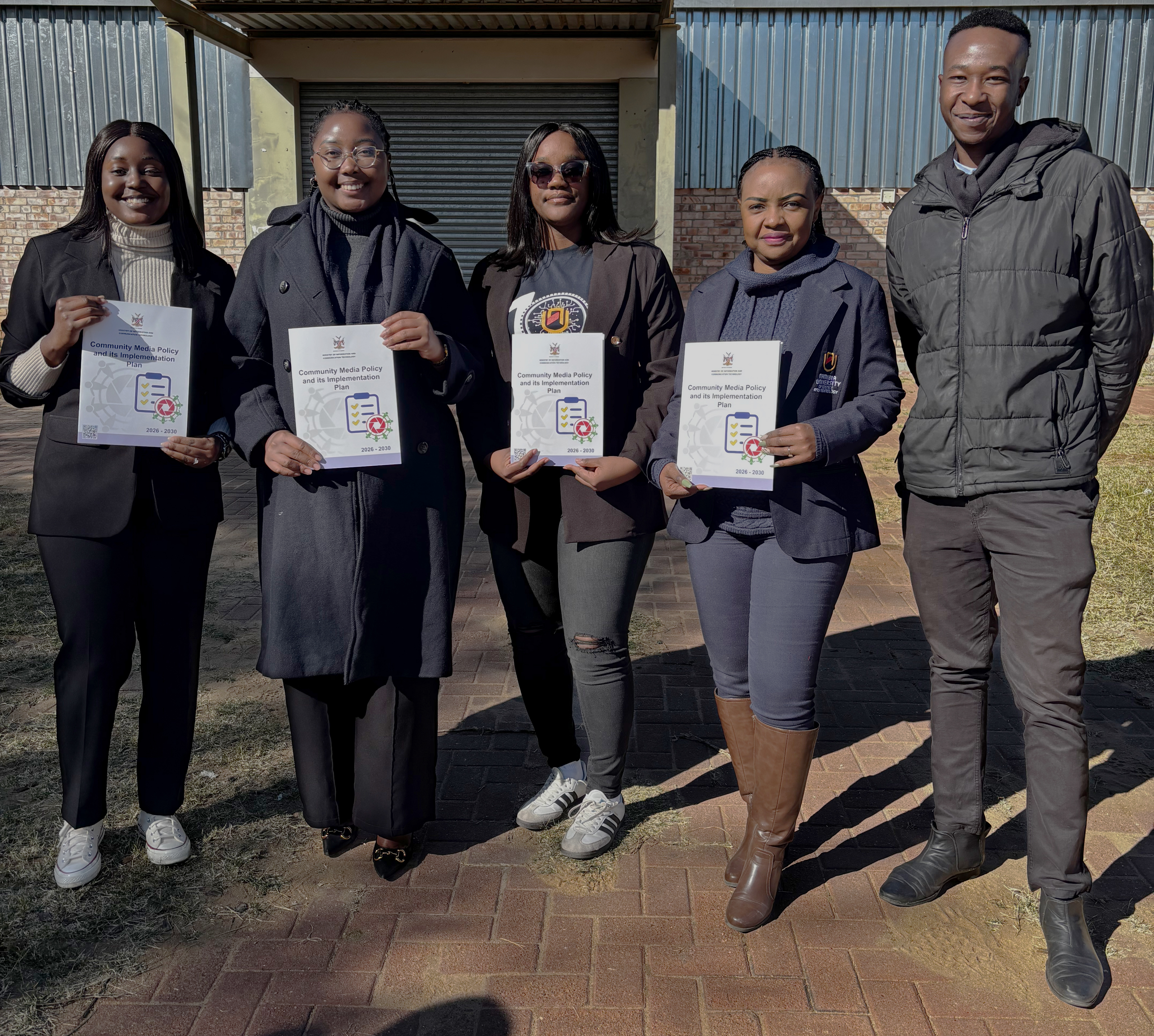 Group Photo at the Launch of the Community Radio Policy