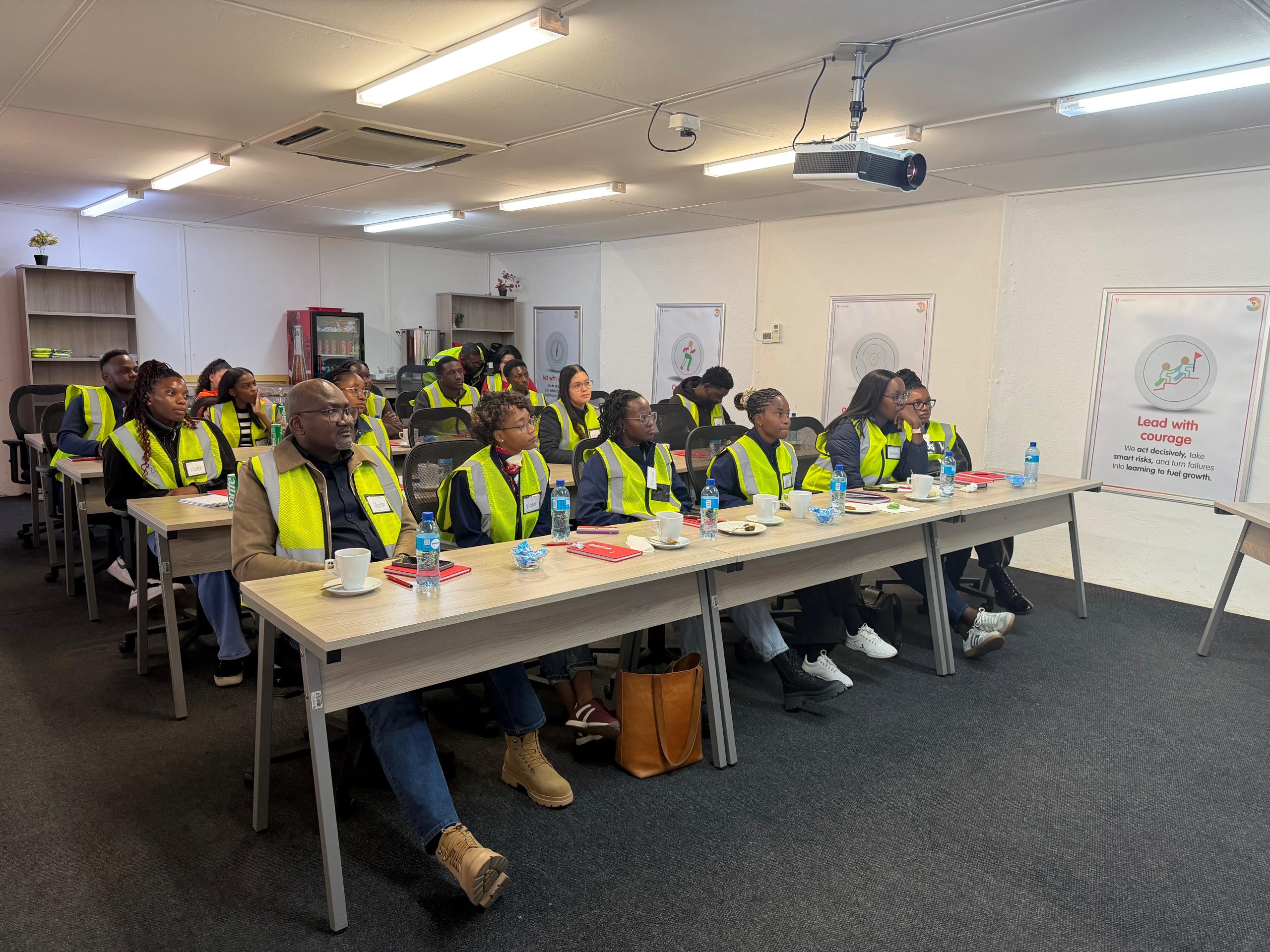 Students at the Coca-Cola Plant