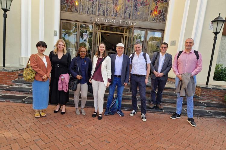 GLOBAL FRIENDSHIPS: Some of the 2024 SIAN participants from various countries pictured on campus before the first session. 