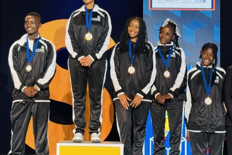 Group photo of winners