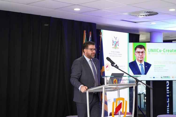 Hon Dino Ballotti at the Innovation and Entrepreneurship Week