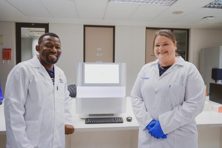 Prof Lamech and Dr Kitchin