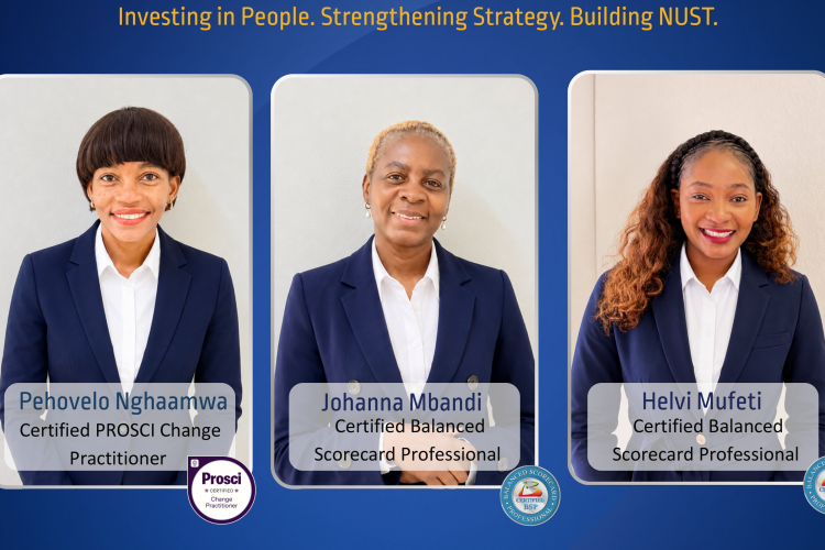 Pehovelo Nghaamwa, Johanna Mbandi and Helvi Mufeti