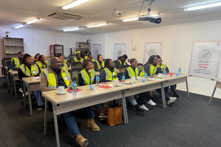 Students at the Coca-Cola Plant