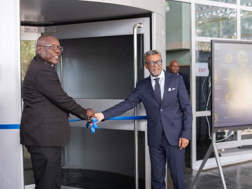 Prof Niikondo and Prof Tjama