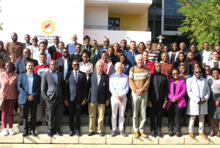 Speakers and attendees pictured at the FNRHAS Research Day.
