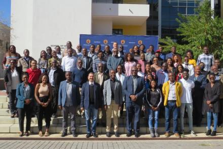 Speakers and attendees pictured at the FNRHAS Research Day.