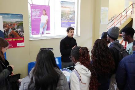 Talking to students