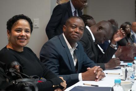 Prof Erold Naomab at the 10th Annual General Meeting of the Public Enterprises CEOs’ Forum