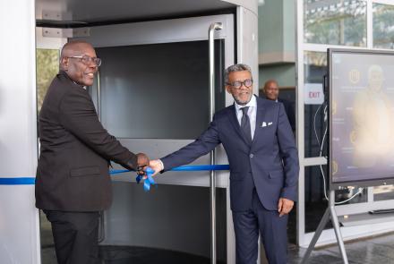 Prof Niikondo and Prof Tjama