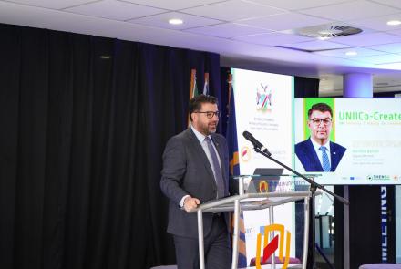 Hon Dino Ballotti at the Innovation and Entrepreneurship Week
