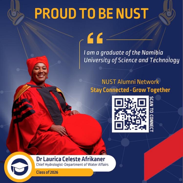 Dr Laurica Celeste Afrikaner - Chief Hydrologist Department of Water Affairs - Class of 2026